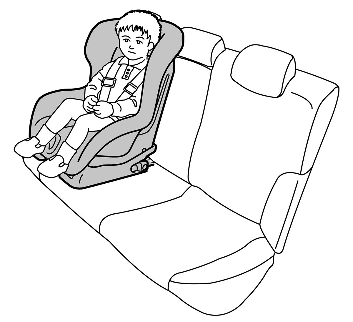 System montażu fotelików dziecięcych ISOFIX